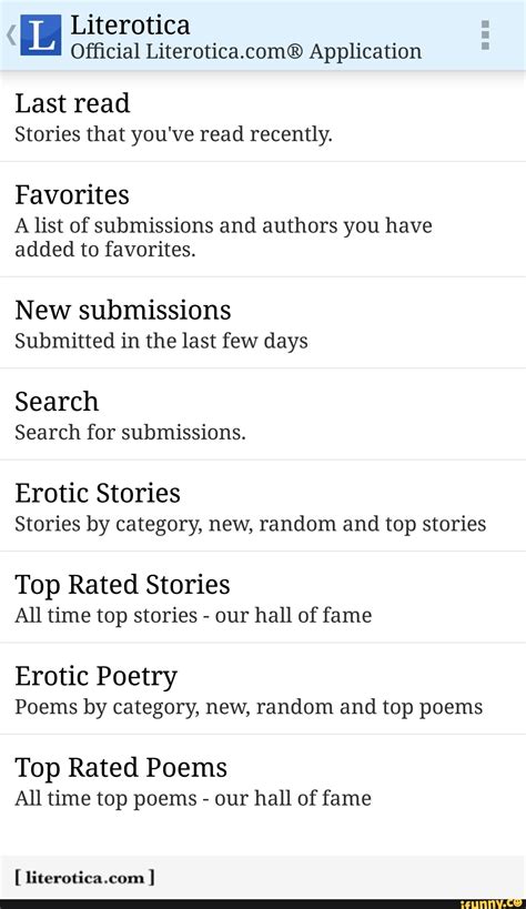 Top Rated stories on Literotica.com for all time